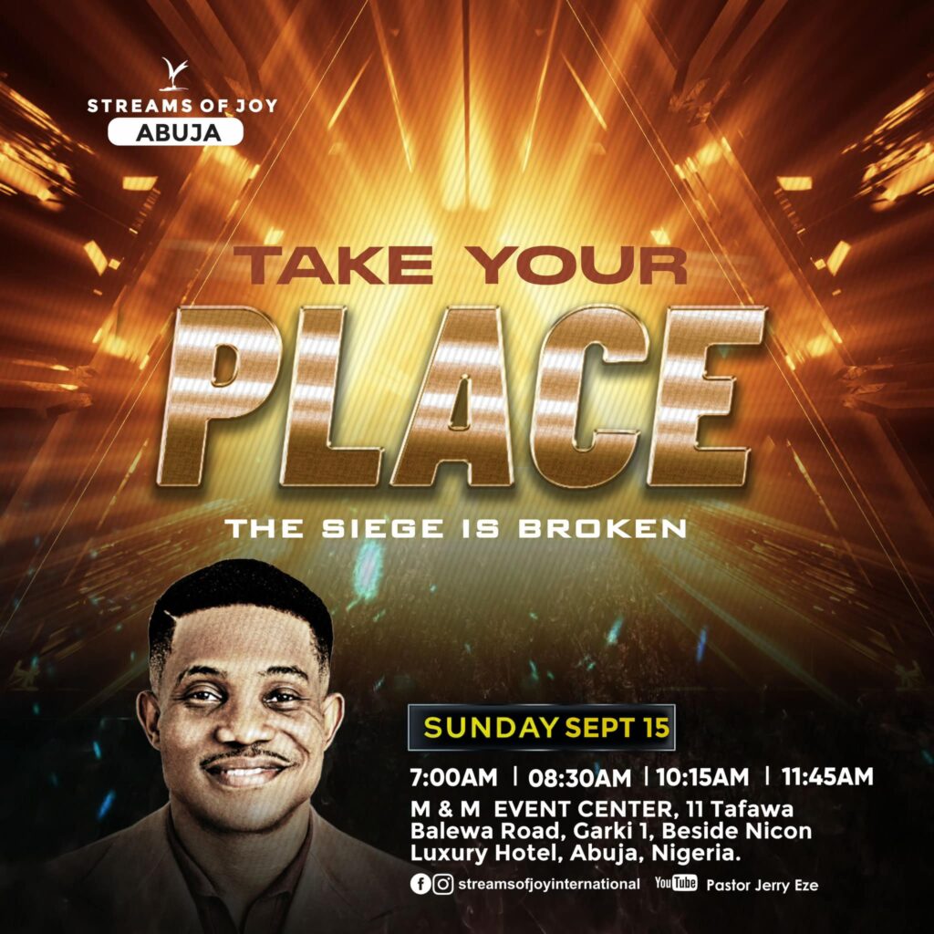 Streams of Joy Live Service 15 September 2024 With Jerry Eze